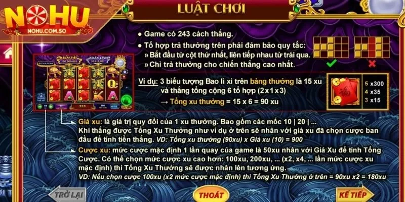 Luật chơi Kho Báu Ngũ Long HIT CLUB đơn giản, dễ hiểu
