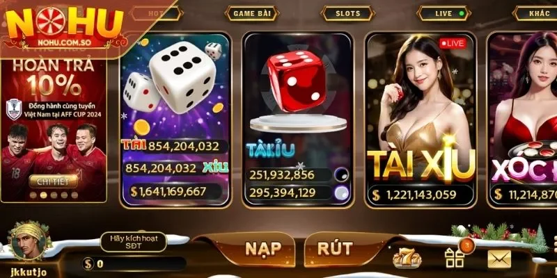 Nổ hũ đổi thưởng HITCLUB thế giới giải trí đỉnh cao